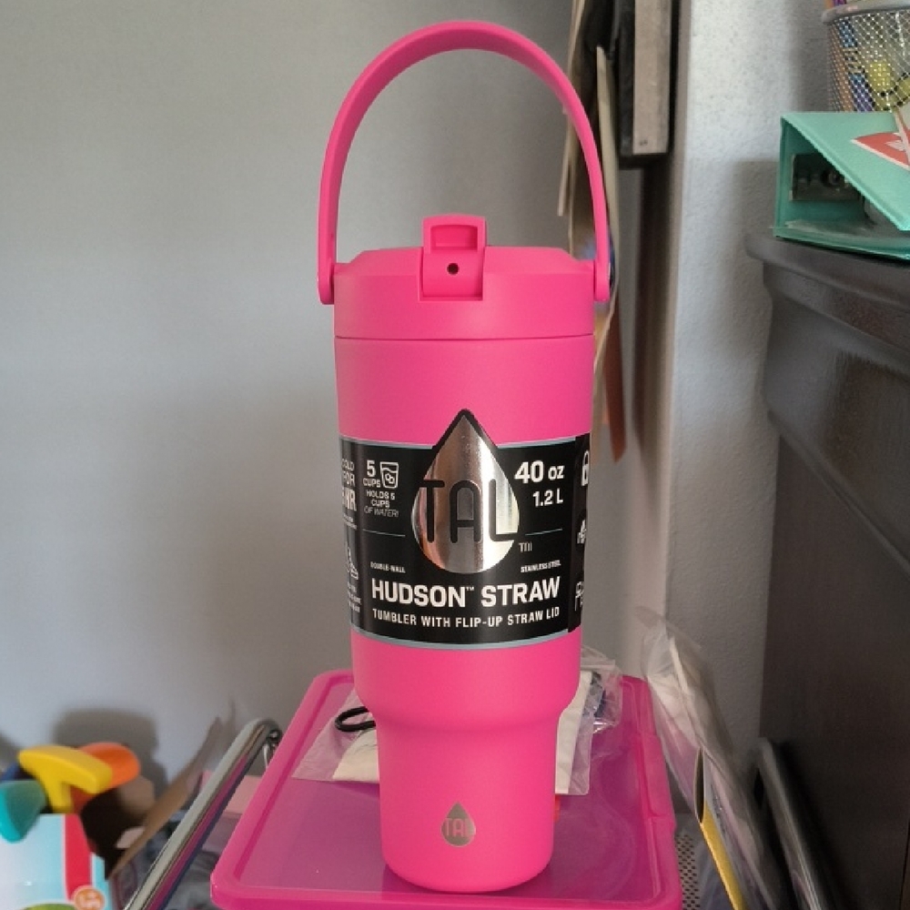 TAL Hudson Straw 40oz Insulated Tumbler - Pink